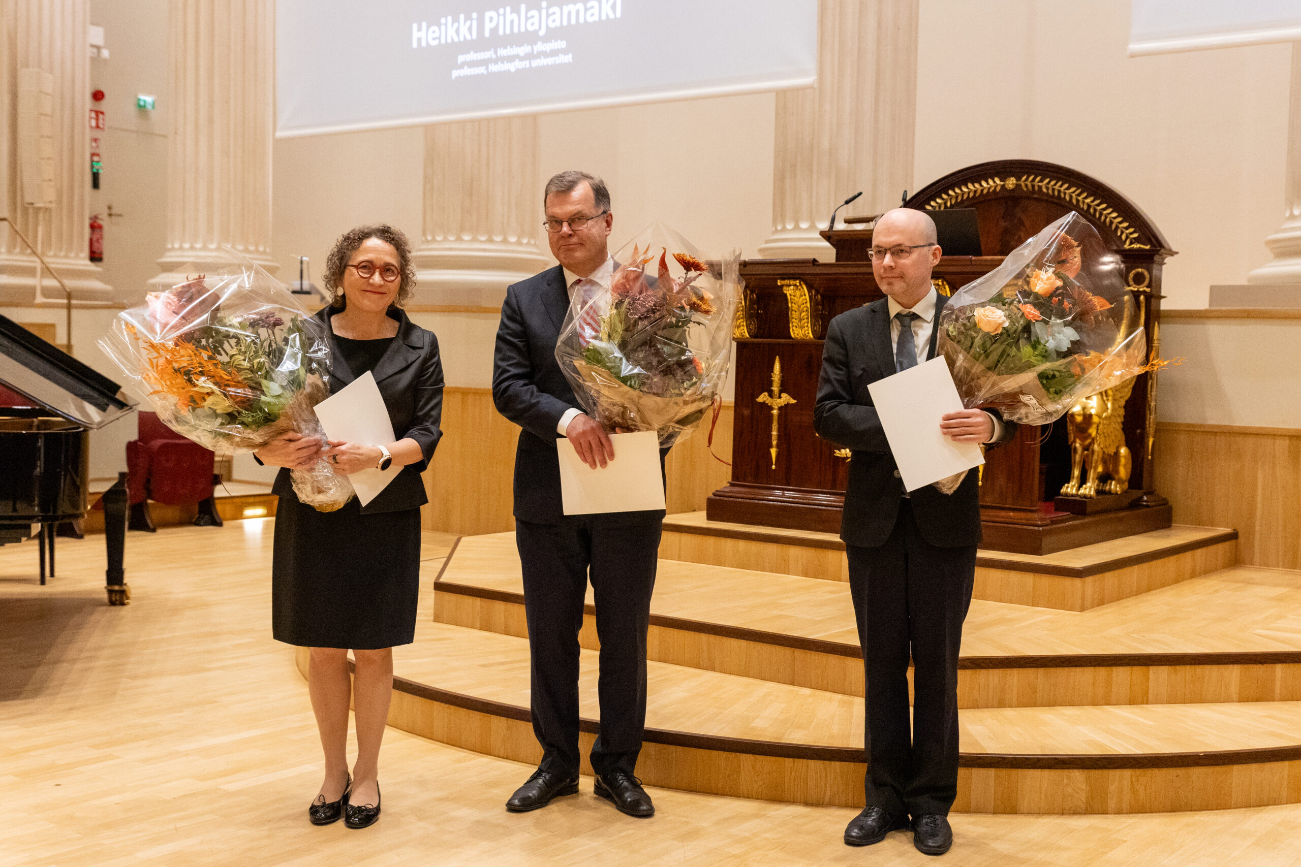 Neljälle ansioituneelle tutkijalle tiedepalkinto Ella & Georg Ehrnroothin säätiön 90-vuotisjuhlassa